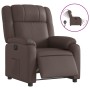 Sillón reclinable eléctrico de cuero sintético marrón de , Sillones - Ref: Foro24-3205138, Precio: 254,38 €, Descuento: %