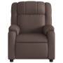 Sillón reclinable eléctrico de cuero sintético marrón de , Sillones - Ref: Foro24-3205138, Precio: 254,38 €, Descuento: %