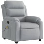 Sillón reclinable de masaje eléctrico tela gris claro de , Sillones - Ref: Foro24-3204968, Precio: 236,85 €, Descuento: %