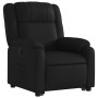 Sillón reclinable elevable cuero artificial negro de , Sillones - Ref: Foro24-3205150, Precio: 286,43 €, Descuento: %