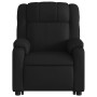 Sillón reclinable elevable cuero artificial negro de , Sillones - Ref: Foro24-3205150, Precio: 286,43 €, Descuento: %