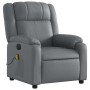 Gray synthetic leather electric reclining massage chair by , Armchairs - Ref: Foro24-3205146, Price: 257,31 €, Discount: %