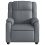 Sillón de masaje reclinable eléctrico cuero sintético gris de , Sillones - Ref: Foro24-3205146, Precio: 260,38 €, Descuento: %