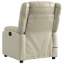 Cremefarbener elektrisch verstellbarer Massagesessel aus Kunstleder von , Sessel - Ref: Foro24-3205144, Preis: 291,57 €, Raba...