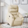 Cream Fabric Liftable Recliner by , Armchairs - Ref: Foro24-3204989, Price: 287,65 €, Discount: %