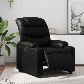 Sillón reclinable eléctrico de cuero sintético negro de , Sillones - Ref: Foro24-3206585, Precio: 270,00 €, Descuento: %