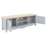 TV cabinet solid gray mango wood 120x30x40 cm by vidaXL, TV Furniture - Ref: Foro24-249890, Price: 130,40 €, Discount: %