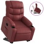 Sillón reclinable elevable cuero artificial rojo tinto de , Sillones - Ref: Foro24-3206603, Precio: 363,17 €, Descuento: %