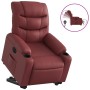 Sillón elevable eléctrico cuero artificial rojo tinto de , Sillones - Ref: Foro24-3206617, Precio: 352,99 €, Descuento: %