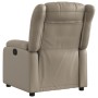 Sillón reclinable eléctrico de cuero sintético color capuchino de , Sillones - Ref: Foro24-3205256, Precio: 324,99 €, Descuen...