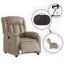 Sillón reclinable eléctrico de cuero sintético color capuchino de , Sillones - Ref: Foro24-3205256, Precio: 324,99 €, Descuen...