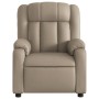 Sillón reclinable eléctrico de cuero sintético color capuchino de , Sillones - Ref: Foro24-3205256, Precio: 324,99 €, Descuen...