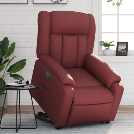 Red artificial leather electric lift chair by , Armchairs - Ref: Foro24-3205282, Price: 352,99 €, Discount: %