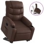 Sillón reclinable elevable cuero sintético marrón de , Sillones - Ref: Foro24-3206601, Precio: 298,25 €, Descuento: %