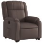 Sillón reclinable elevable cuero sintético marrón de , Sillones - Ref: Foro24-3205152, Precio: 275,14 €, Descuento: %