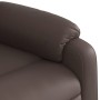 Sillón reclinable elevable cuero sintético marrón de , Sillones - Ref: Foro24-3205152, Precio: 275,14 €, Descuento: %