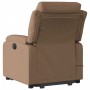 Brown Fabric Liftable Reclining Electric Massage Chair by , Armchairs - Ref: Foro24-3205020, Price: 337,31 €, Discount: %