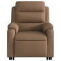 Sillón de masaje eléctrico reclinable elevable tela marrón de , Sillones - Ref: Foro24-3205020, Precio: 366,99 €, Descuento: %