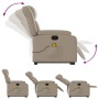 Cappuccino-Fußmassagesessel aus Kunstleder von , Sessel - Ref: Foro24-3205277, Preis: 308,63 €, Rabatt: %