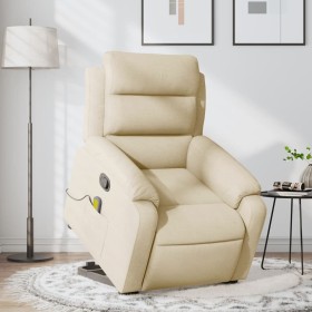 Cream Fabric Reclining Foot Massage Chair by , Armchairs - Ref: Foro24-3205001, Price: 303,14 €, Discount: %