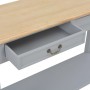 Gray wooden console table 110x35x80 cm by vidaXL, Side tables - Ref: Foro24-249902, Price: 175,99 €, Discount: %