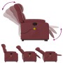 Red Artificial Leather Foot Massage Recliner Chair by , Armchairs - Ref: Foro24-3205275, Price: 307,52 €, Discount: %