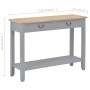 Gray wooden console table 110x35x80 cm by vidaXL, Side tables - Ref: Foro24-249902, Price: 175,99 €, Discount: %