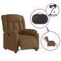 Brown Fabric Electric Recliner by , Armchairs - Ref: Foro24-3205296, Price: 264,99 €, Discount: %