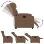 Brown Fabric Electric Recliner by , Armchairs - Ref: Foro24-3205296, Price: 264,99 €, Discount: %