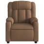 Sillón reclinable eléctrico de tela marrón de , Sillones - Ref: Foro24-3205296, Precio: 249,97 €, Descuento: %