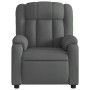 Sillón reclinable de masaje eléctrico tela gris oscuro de , Sillones - Ref: Foro24-3205305, Precio: 284,30 €, Descuento: %