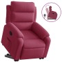 Sillón reclinable elevable terciopelo rojo tinto de , Sillones - Ref: Foro24-3205097, Precio: 292,72 €, Descuento: %