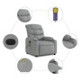 Sillón reclinable de masaje eléctrico tela gris claro de , Sillones - Ref: Foro24-3206636, Precio: 278,31 €, Descuento: %