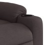 Sillón reclinable de masaje eléctrico tela marrón oscuro de , Sillones - Ref: Foro24-3206641, Precio: 277,44 €, Descuento: %