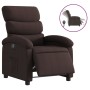 Sillón reclinable eléctrico tela marrón oscuro de , Sillones - Ref: Foro24-3203959, Precio: 247,74 €, Descuento: %