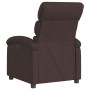 Sillón reclinable eléctrico tela marrón oscuro de , Sillones - Ref: Foro24-3203959, Precio: 247,74 €, Descuento: %