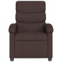 Sillón reclinable eléctrico tela marrón oscuro de , Sillones - Ref: Foro24-3203959, Precio: 247,74 €, Descuento: %