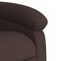 Sillón reclinable eléctrico tela marrón oscuro de , Sillones - Ref: Foro24-3203959, Precio: 247,74 €, Descuento: %