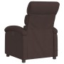 Dark Brown Fabric Electric Massage Recliner by , Armchairs - Ref: Foro24-3203971, Price: 272,99 €, Discount: %