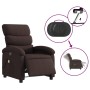 Dark Brown Fabric Electric Massage Recliner by , Armchairs - Ref: Foro24-3203971, Price: 272,99 €, Discount: %