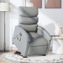 Sillón de masaje reclinable de pie de tela gris claro de , Sillones - Ref: Foro24-3203990, Precio: 267,80 €, Descuento: %