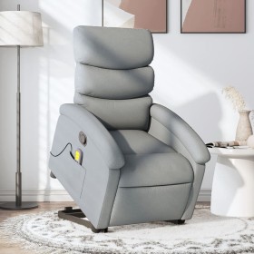 Light Gray Fabric Foot Recliner Massage Chair by , Armchairs - Ref: Foro24-3203990, Price: 266,60 €, Discount: %