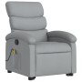 Light Gray Fabric Foot Recliner Massage Chair by , Armchairs - Ref: Foro24-3203990, Price: 267,80 €, Discount: %