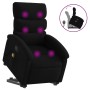 Anhebbarer Massagesessel aus schwarzem Stoff von , Sessel - Ref: Foro24-3203992, Preis: 262,28 €, Rabatt: %