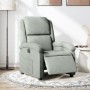 Light Gray Velvet Power Recliner by , Armchairs - Ref: Foro24-3204278, Price: 268,45 €, Discount: %