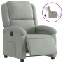 Light Gray Velvet Power Recliner by , Armchairs - Ref: Foro24-3204278, Price: 268,45 €, Discount: %