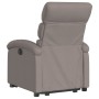 Liftable recliner taupe gray fabric by , Armchairs - Ref: Foro24-3203986, Price: 269,03 €, Discount: %