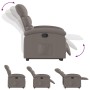 Liftable recliner taupe gray fabric by , Armchairs - Ref: Foro24-3203986, Price: 269,03 €, Discount: %