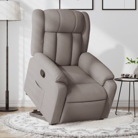 Liftable recliner taupe gray fabric by , Armchairs - Ref: Foro24-3205324, Price: 327,99 €, Discount: %