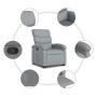 Sillón reclinable elevable de tela gris claro de , Sillones - Ref: Foro24-3203978, Precio: 251,12 €, Descuento: %